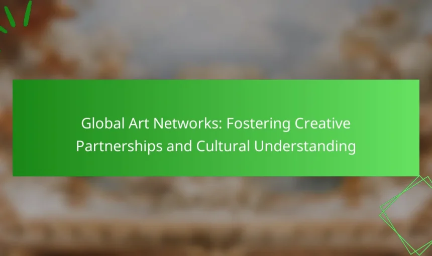 Global Art Networks: Fostering Creative Partnerships and Cultural Understanding