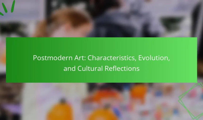 Postmodern Art: Characteristics, Evolution, and Cultural Reflections