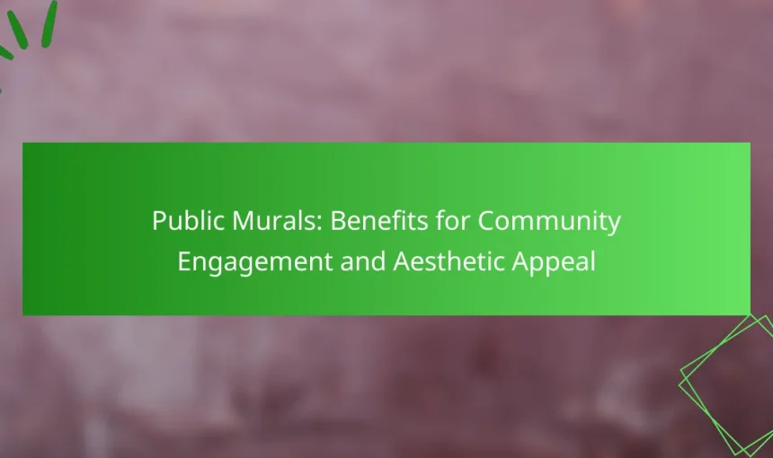 Public Murals: Benefits for Community Engagement and Aesthetic Appeal