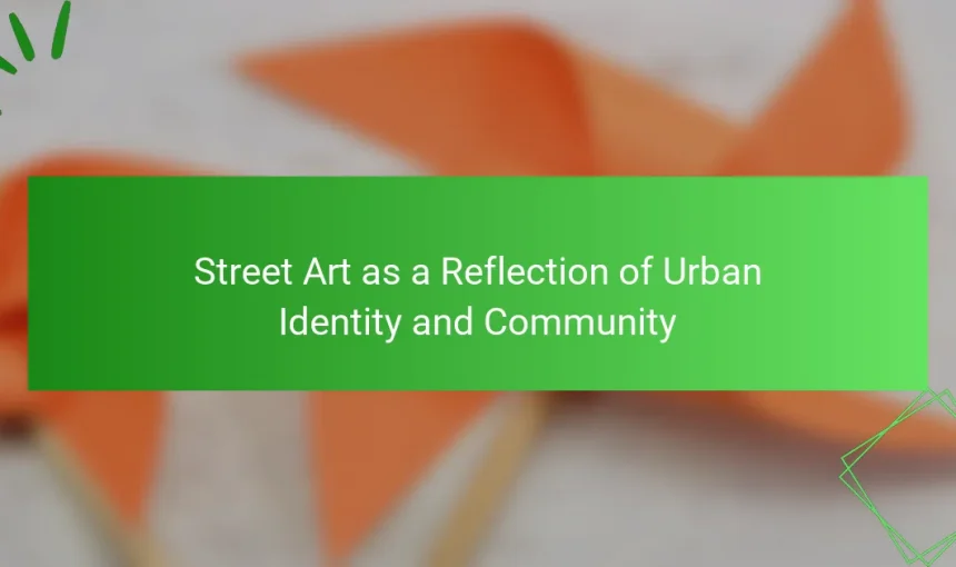 Street Art as a Reflection of Urban Identity and Community