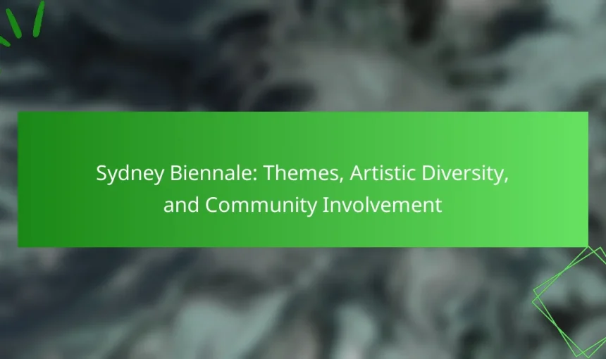 Sydney Biennale: Themes, Artistic Diversity, and Community Involvement