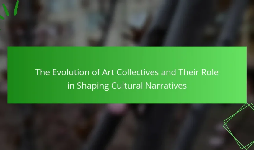 The Evolution of Art Collectives and Their Role in Shaping Cultural Narratives